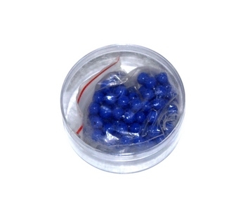 100 Perlas Azules - Material Montessori- vista frontal