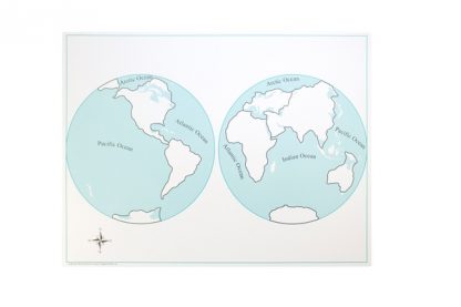 Mapa de Control: El Mundo sin Etiquetas - Material Montessori-vista frontal