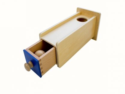 Caja de Permanencia con Cajón Largo-Material Montessori-vista frontal